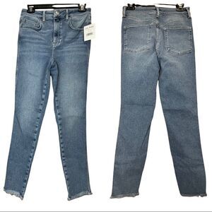 NWT Free People Light Wash Skinny Leggings Jeggings Stretchy Distressed size 29